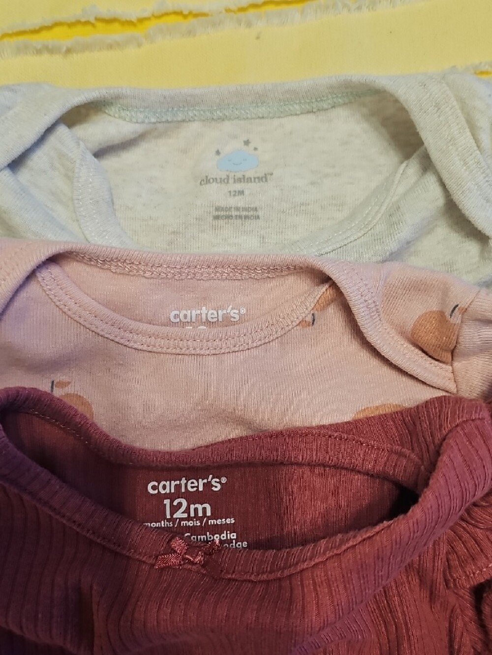 Various Baby Long-Sleeve One-Piece Set in Pink, Mauve, Sage, Light Blue - Picture 4 of 8